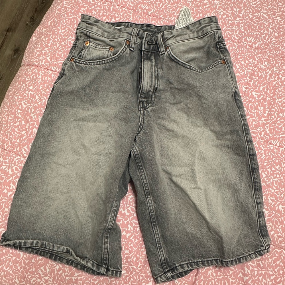 Zara Men Cargo Shorts Gray 29